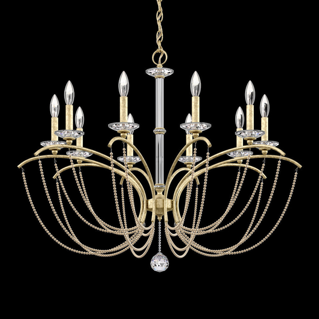 Primrose Crystal Candlestick Chandelier 36"