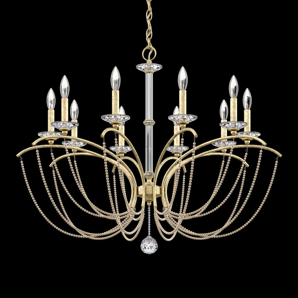 Primrose Crystal Candlestick Chandelier 36"