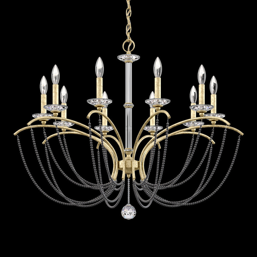 Primrose Crystal Candlestick Chandelier 36"