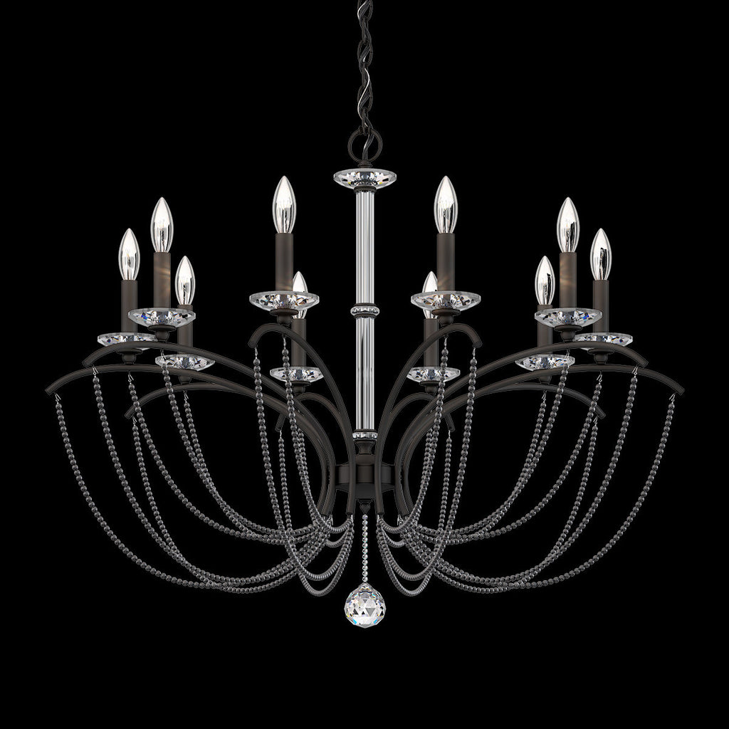 Primrose Crystal Candlestick Chandelier 36"
