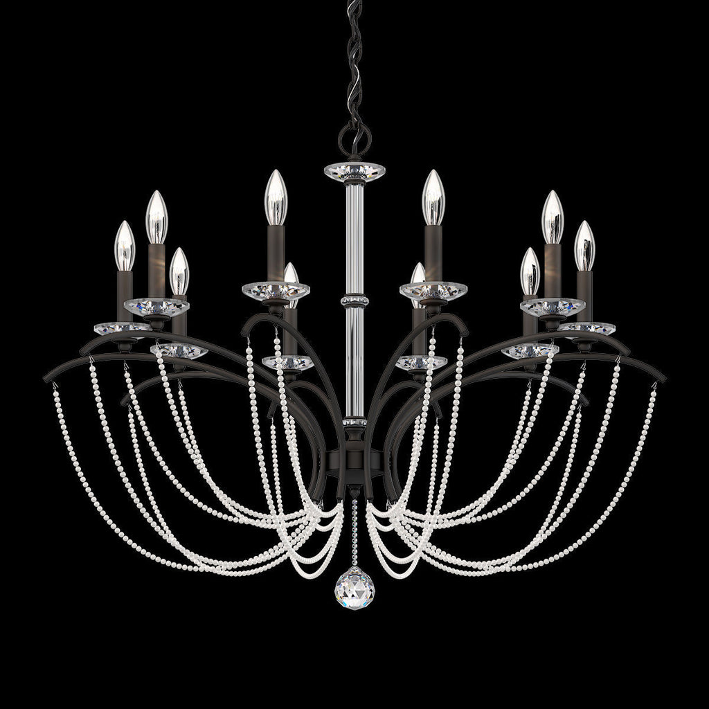 Primrose Crystal Candlestick Chandelier 36"