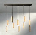 Audubon Alabaster Linear Chandelier 54