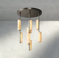 Audubon Alabaster Round Chandelier 24