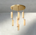 Audubon Alabaster Round Chandelier 24