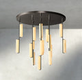 Audubon Alabaster Round Chandelier 24
