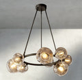 Bubble Clear Glass Round Chandelier-Chandelier-Jecanoli
