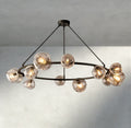 Bubble Clear Glass Round Chandelier-Chandelier-Jecanoli
