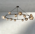 Bubble Clear Glass Round Chandelier-Chandelier-Jecanoli