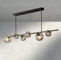 Bubble Clear Glass Linear Chandelier-Chandelier-Jecanoli