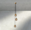 Bubble Clear Glass Cascade Pendant-Chandelier-Jecanoli