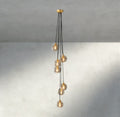 Bubble Clear Glass Cascade Pendant-Chandelier-Jecanoli