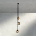 Bubble Clear Glass Cascade Pendant-Chandelier-Jecanoli