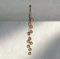 Bubble Smoke Glass Cascade Pendant-Chandelier-Jecanoli