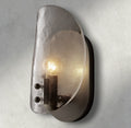 Shell Clear Glass Sconce-Wall Sconce-Jecanoli