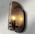 Shell Smoke Glass Sconce-Wall Sconce-Jecanoli
