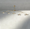 Lily Clear Glass Linear Chandelier-Chandelier-Jecanoli