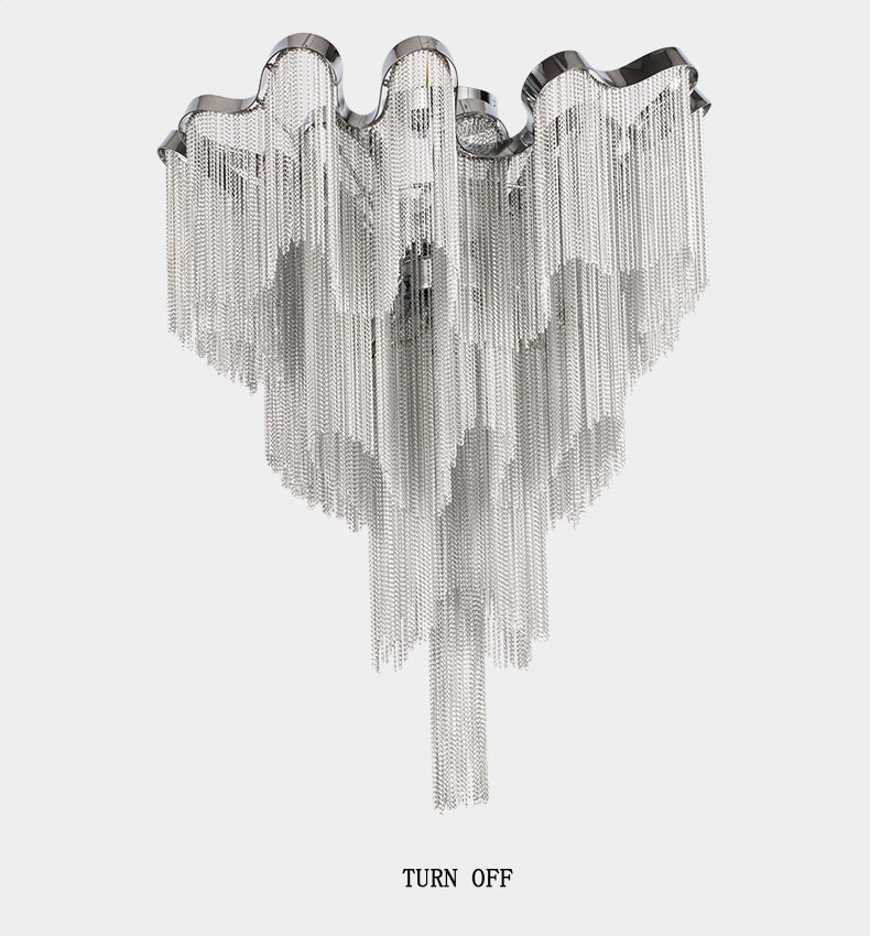 Tassel Aluminum Chain Ceiling Lighting-NORMAL-Jecanoli