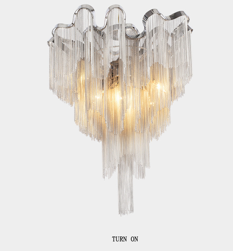 Tassel Aluminum Chain Ceiling Lighting-NORMAL-Jecanoli
