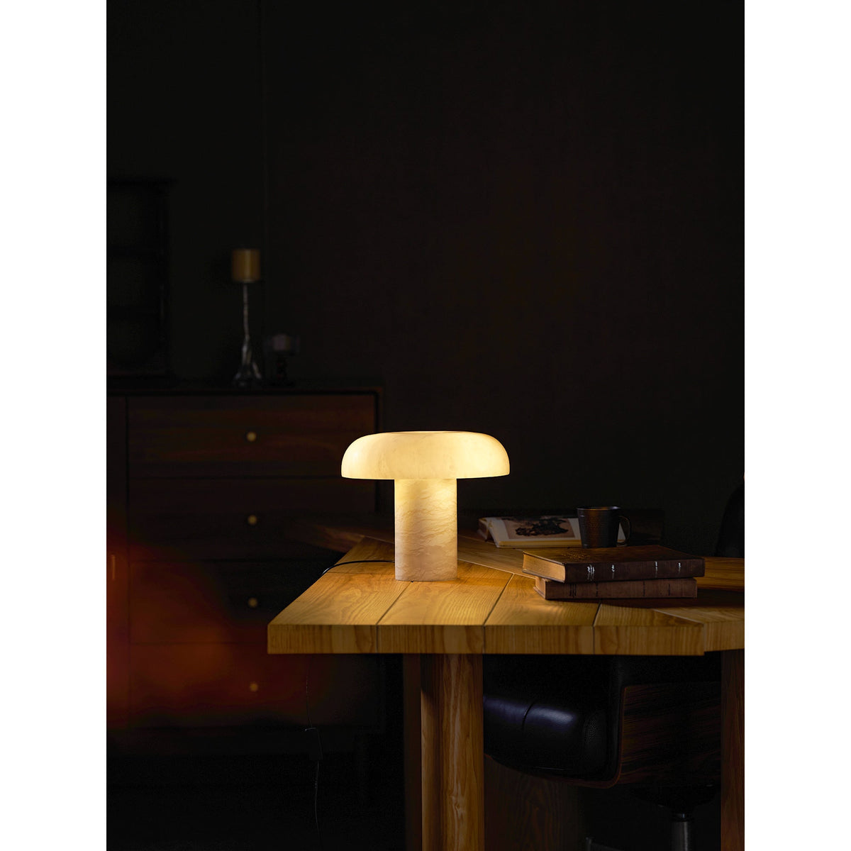 Mushroom Type Alabaster Table Lamp - Vakkerlight