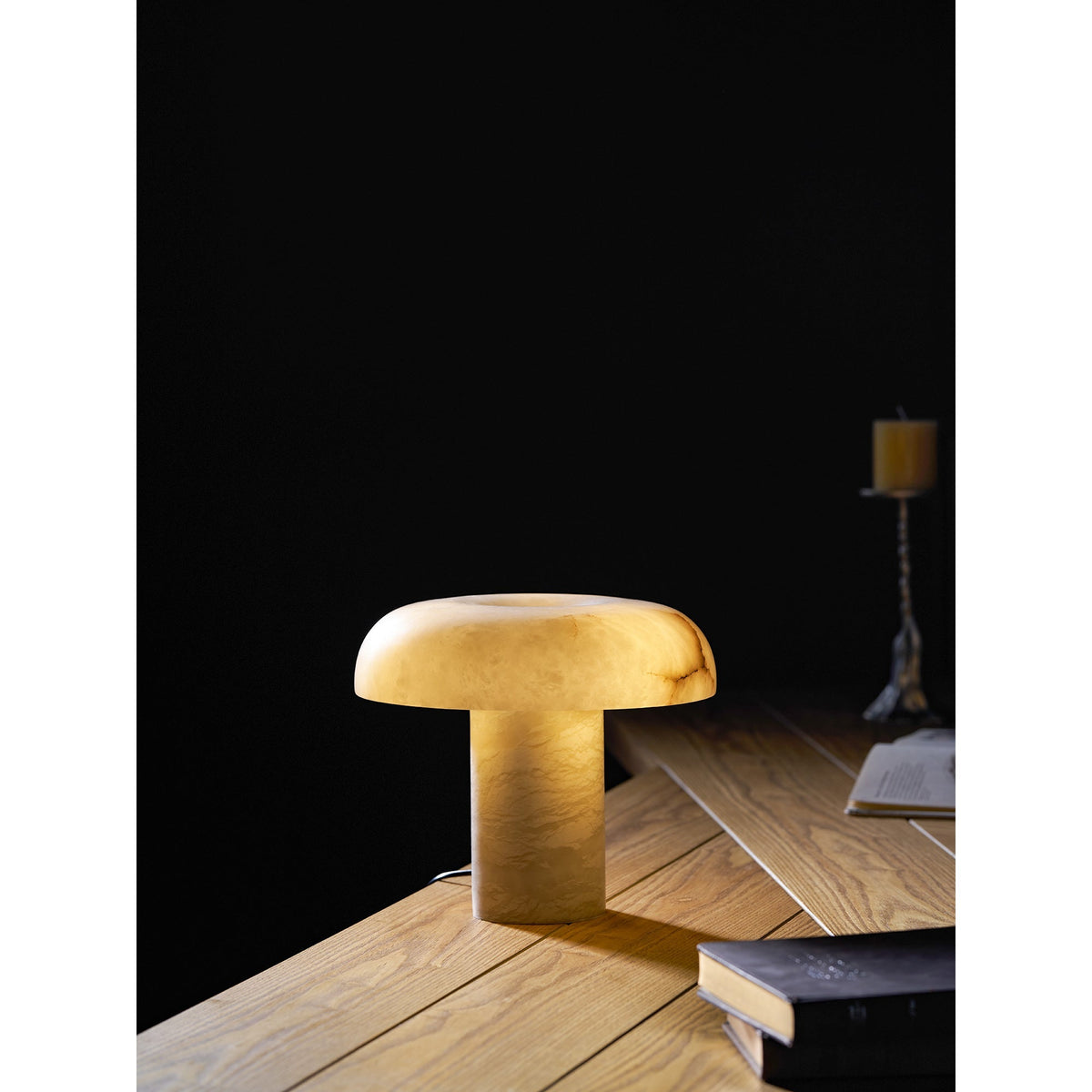 Mushroom Type Alabaster Table Lamp - Vakkerlight