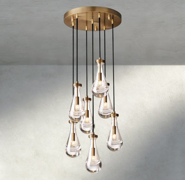 Rain Round Chandelier 18", 36", 47", 60"-Jecanoli