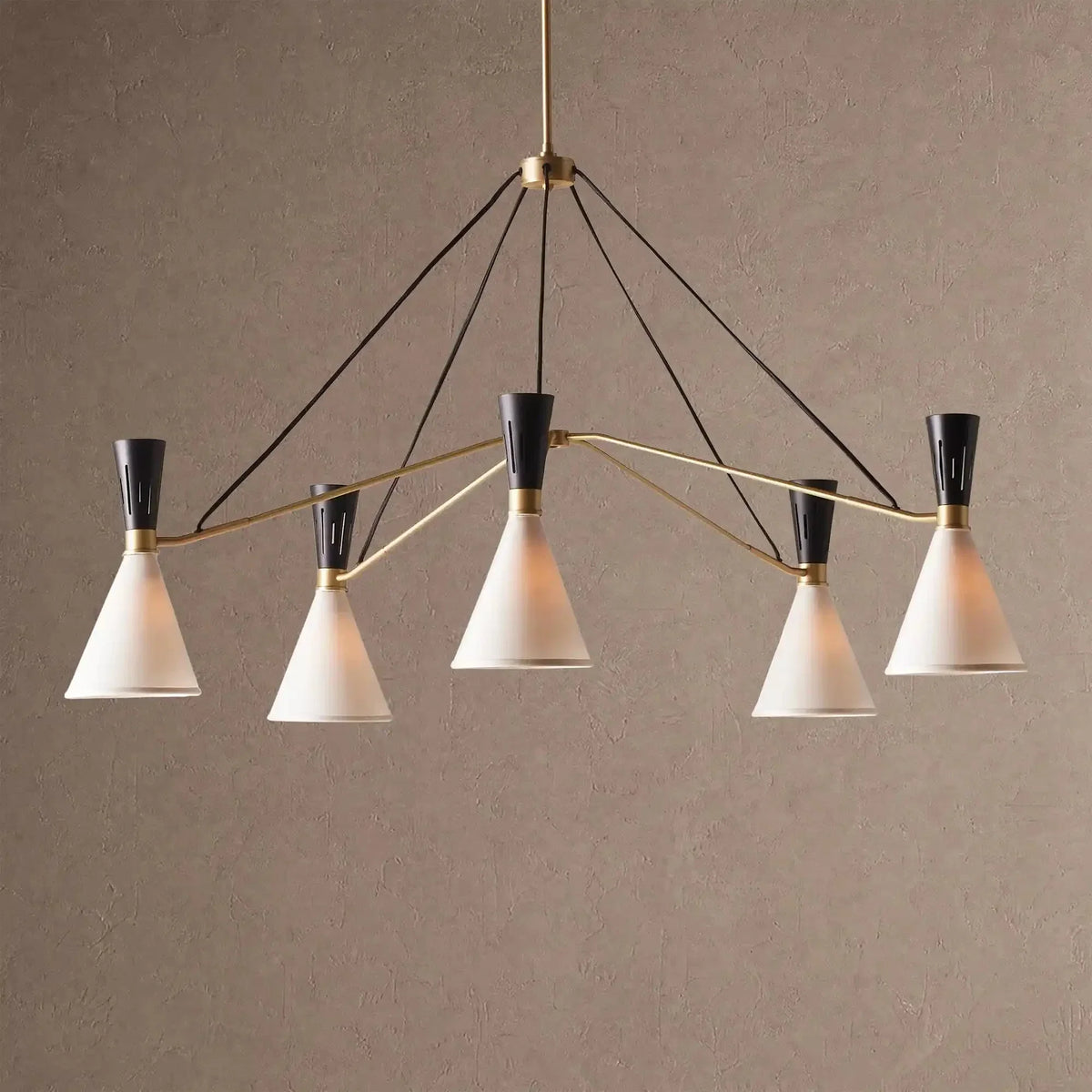 Ramsey 3/5 Lights Round Chandelier - 5-LightBlushlighting