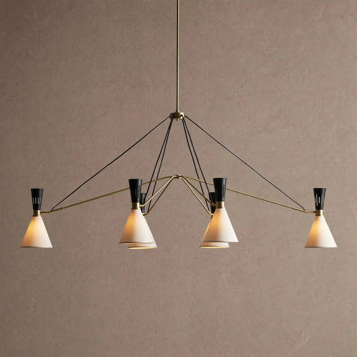 Ramsey 6-Light Linear Chandelier - Jecanoli