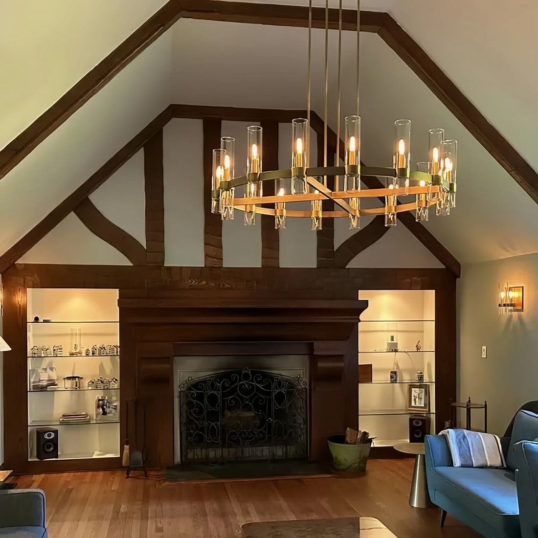 Ravelle Round Chandelier 36", 48", 60"-Jecanoli