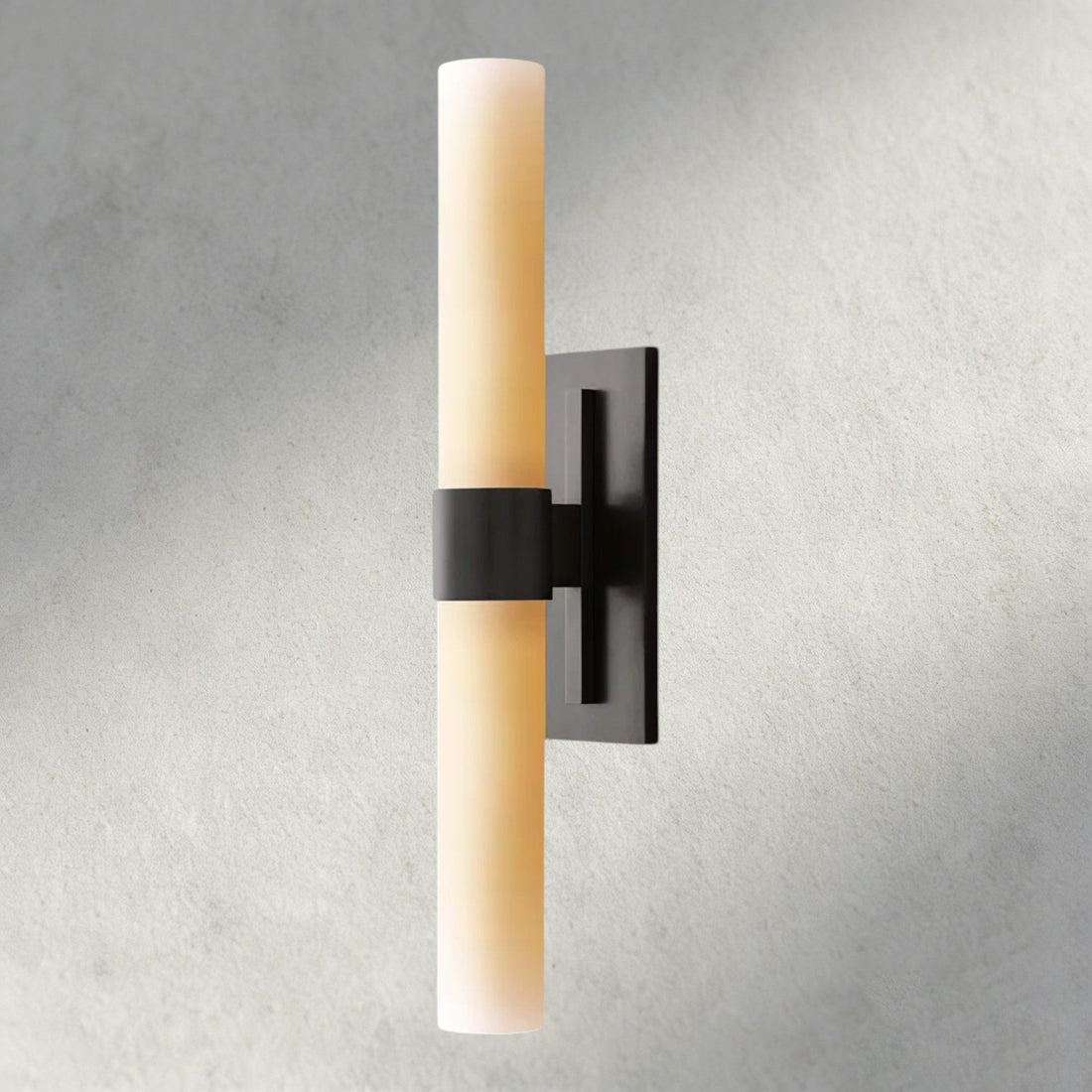Ravelle Milk Glass Linear Sconce-Jecanoli