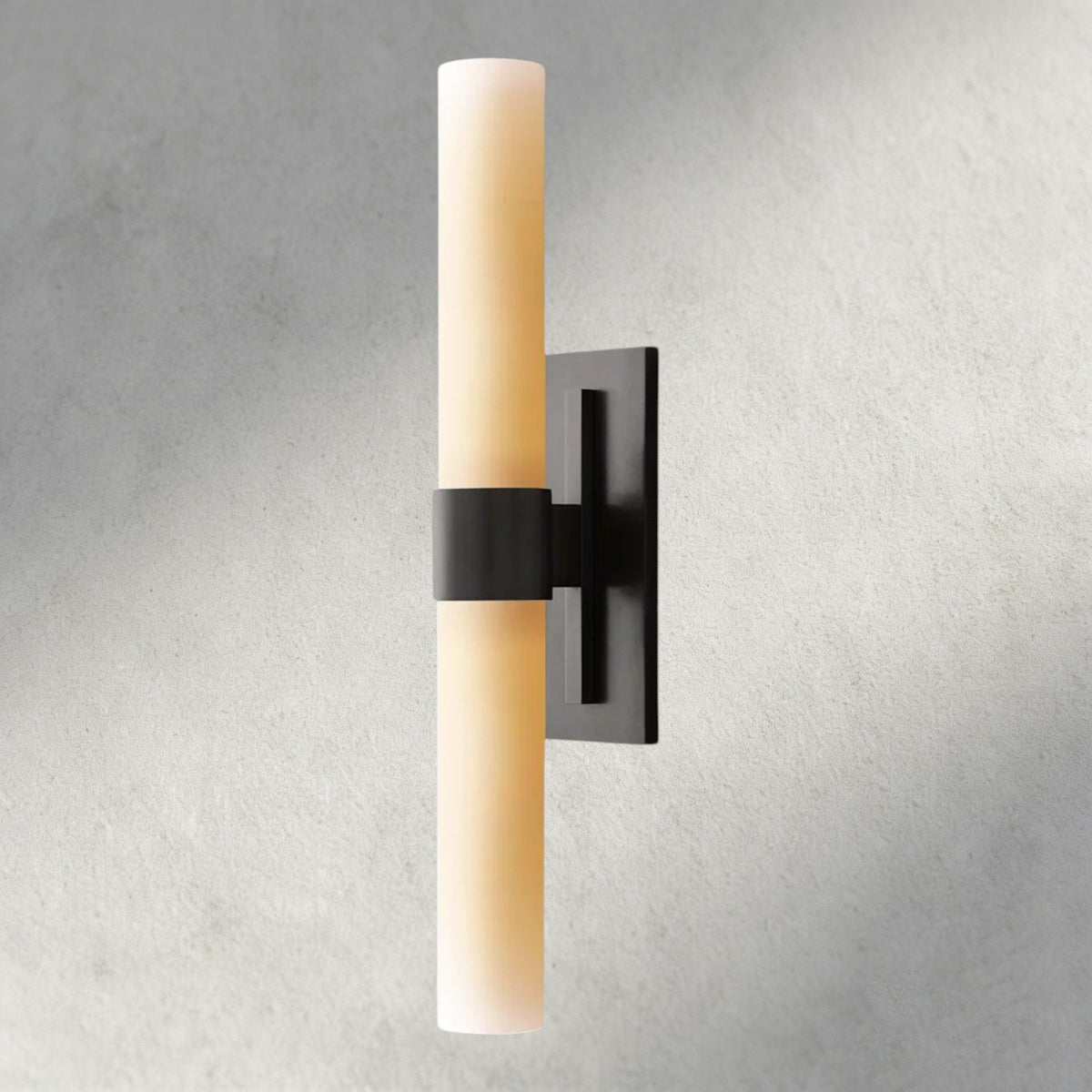 Ravelle Milk Glass Linear Sconce-Jecanoli