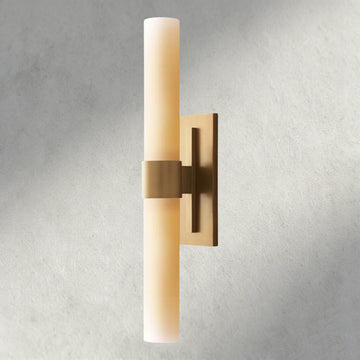 Ravelle Milk Glass Linear Sconce-Jecanoli
