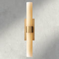 Ravelle Milk Glass Linear Sconce-Jecanoli