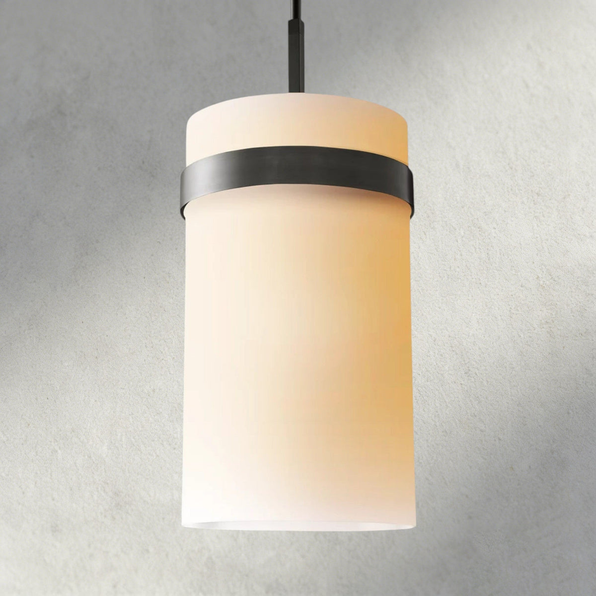 Ravelle Milk Glass Pendant 5", 8", 10", 12"-Pendant Lamp-Jecanoli