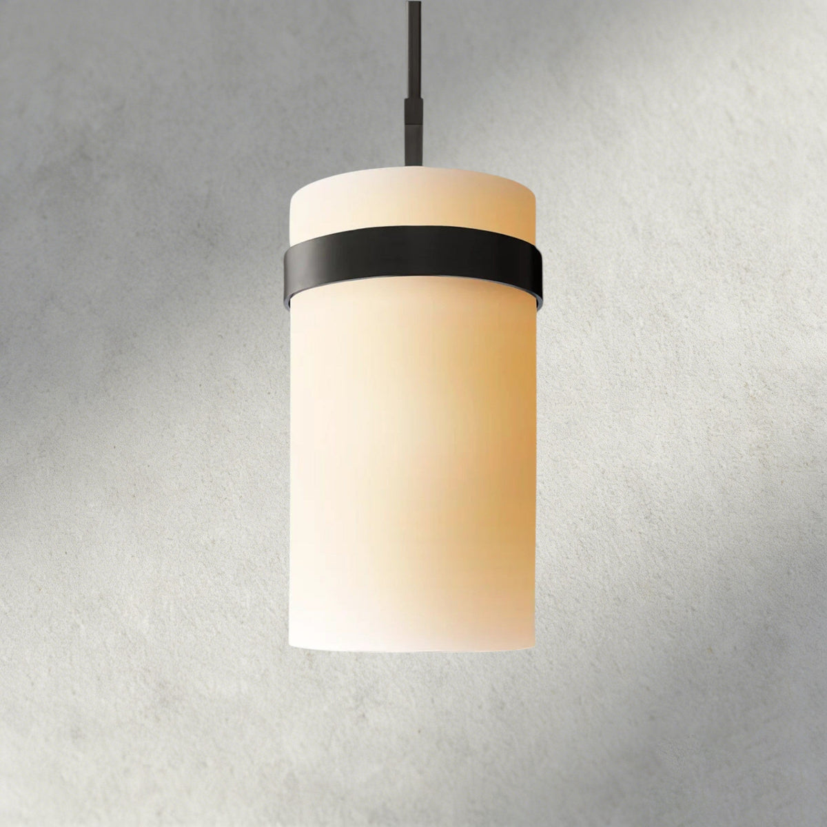 Ravelle Milk Glass Pendant 5", 8", 10", 12"-Pendant Lamp-Jecanoli