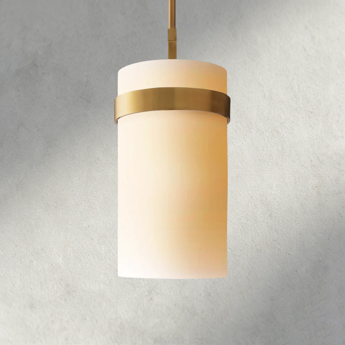 Ravelle Milk Glass Pendant 5", 8", 10", 12"-Pendant Lamp-Jecanoli