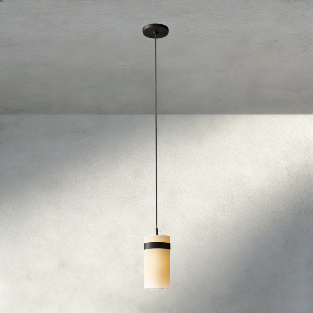 Ravelle Milk Glass Pendant 5", 8", 10", 12"-Pendant Lamp-Jecanoli