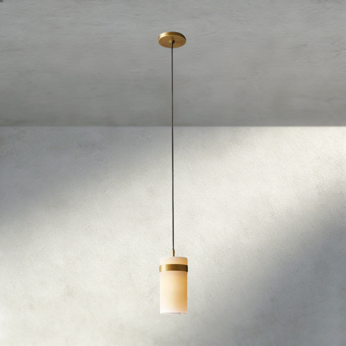 Ravelle Milk Glass Pendant 5", 8", 10", 12"-Pendant Lamp-Jecanoli