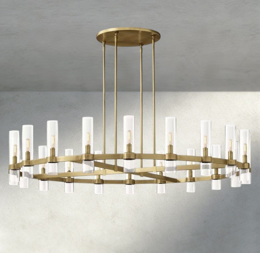 Ravelle Round Chandelier 36", 48", 60"-Jecanoli