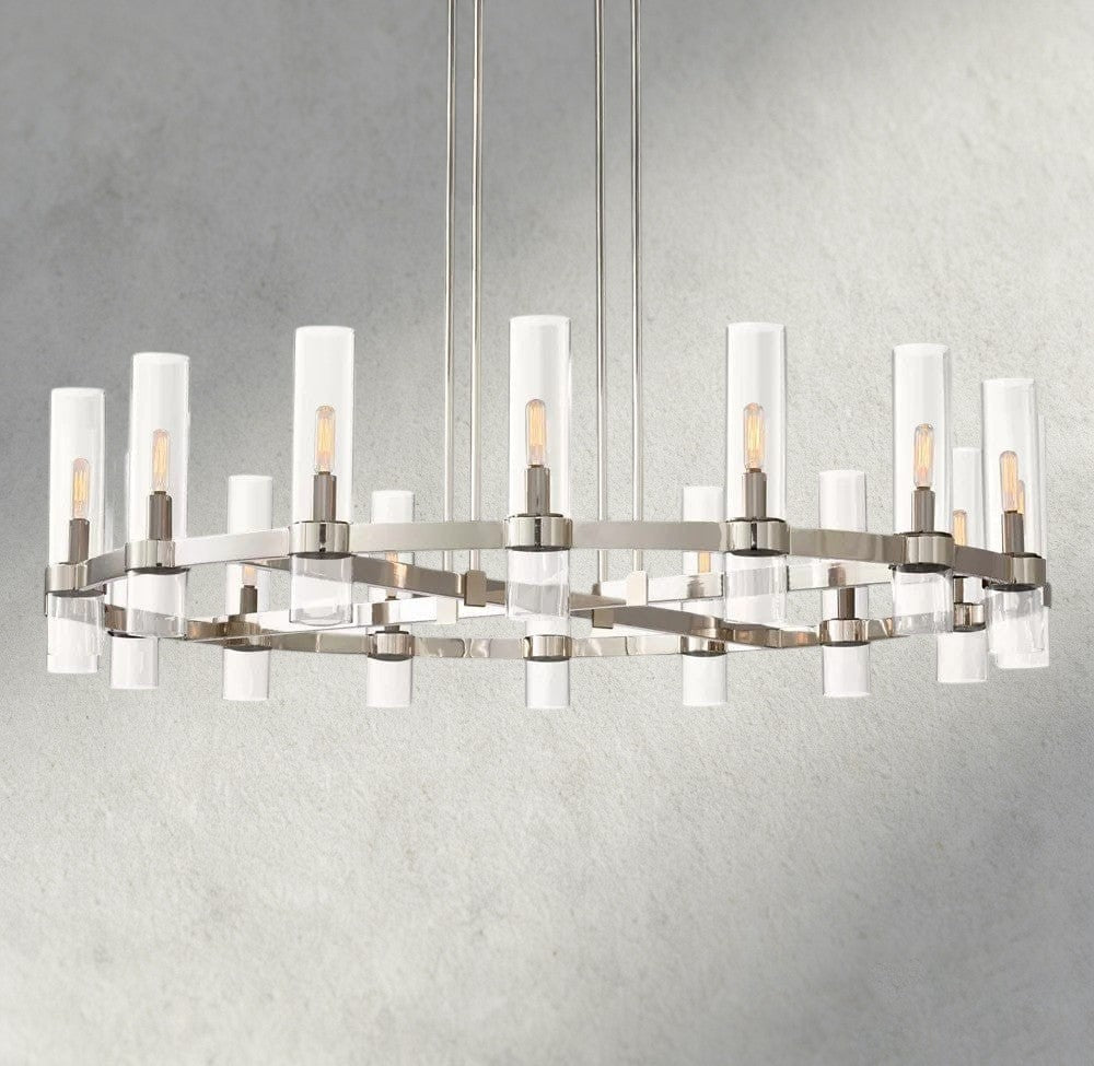 Ravelle Round Chandelier 36", 48", 60"-Jecanoli