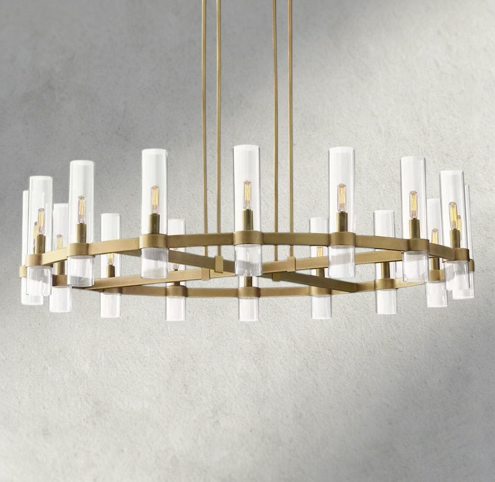 Ravelle Round Chandelier 36", 48", 60"-Jecanoli