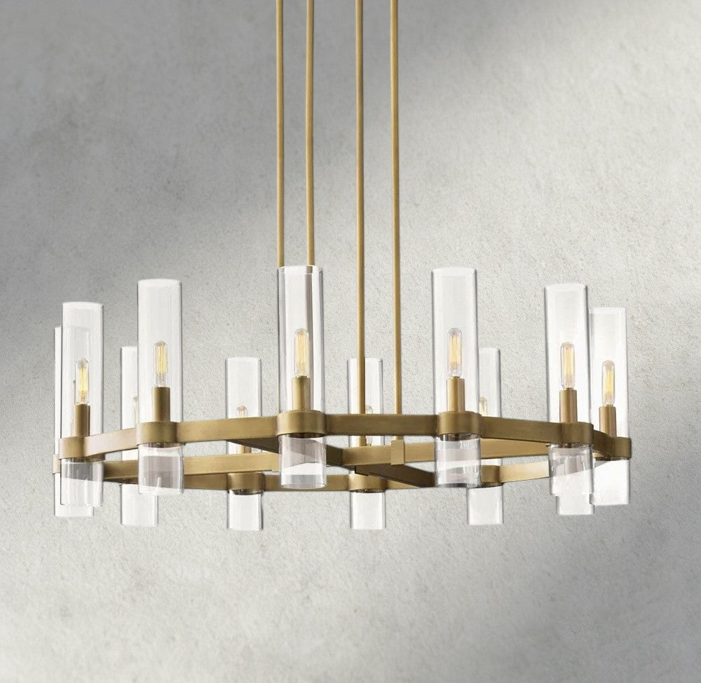 Ravelle Round Chandelier 36", 48", 60"-Jecanoli