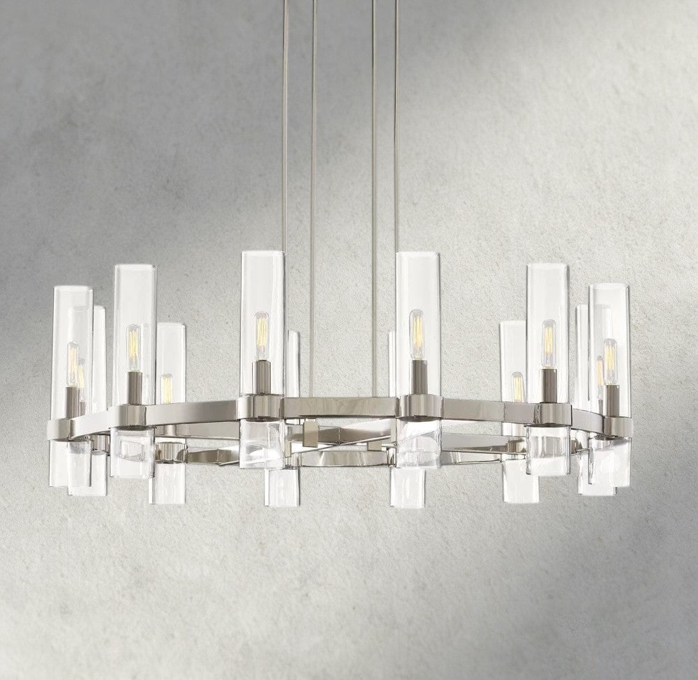 Ravelle Round Chandelier 36", 48", 60"-Jecanoli
