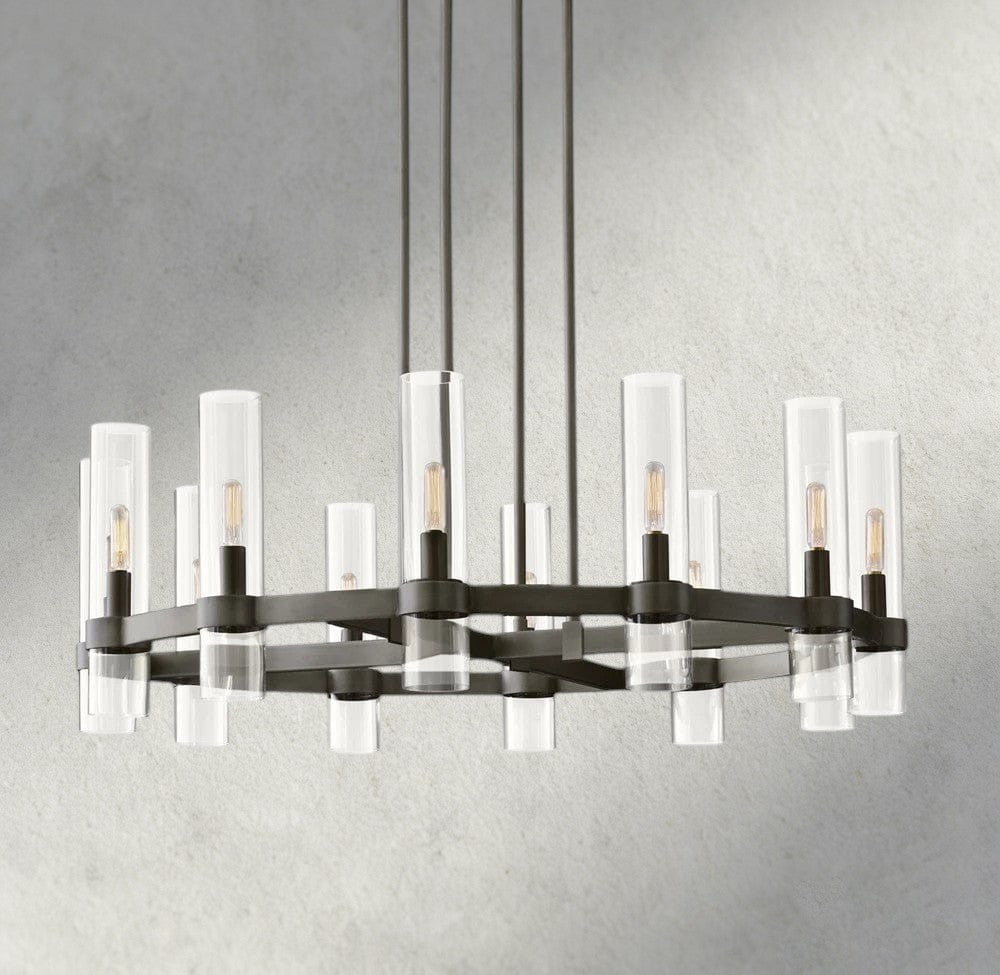 Ravelle Round Chandelier 36", 48", 60"-Jecanoli