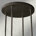 Ravelle Round Milk Glass Chandelier 36