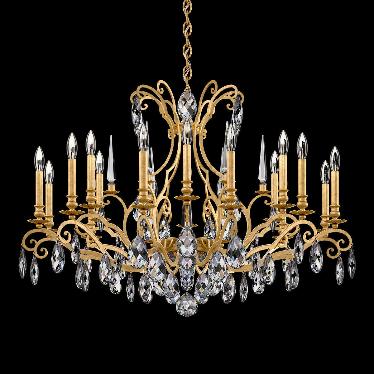 Reverie Nouveau Chandelier 40"