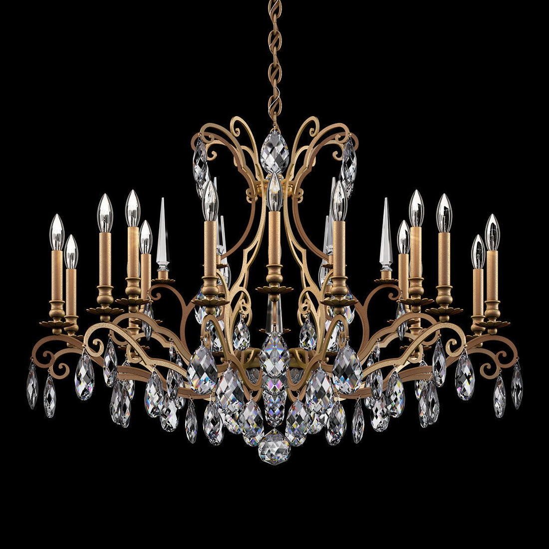 Reverie Nouveau Chandelier 40"
