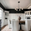 Rhodas Round Chandelier in brass - modern bedroom lighting