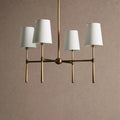 Rhodas Round Chandelier - 4-LightBrassBlushlighting