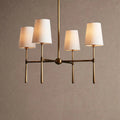 Rhodas Round Chandelier - 4-LightBrassBlushlighting
