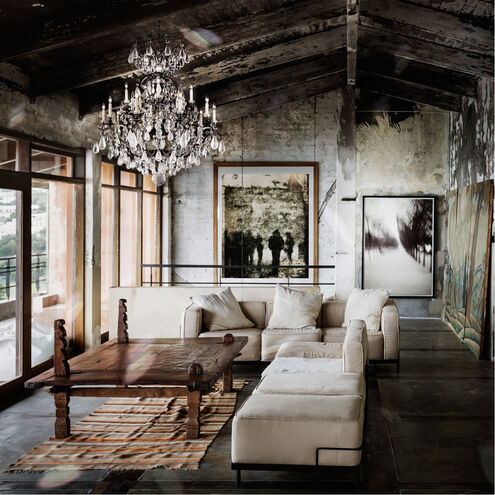 Rivenna 15 Light Crystal Chandelier 38"